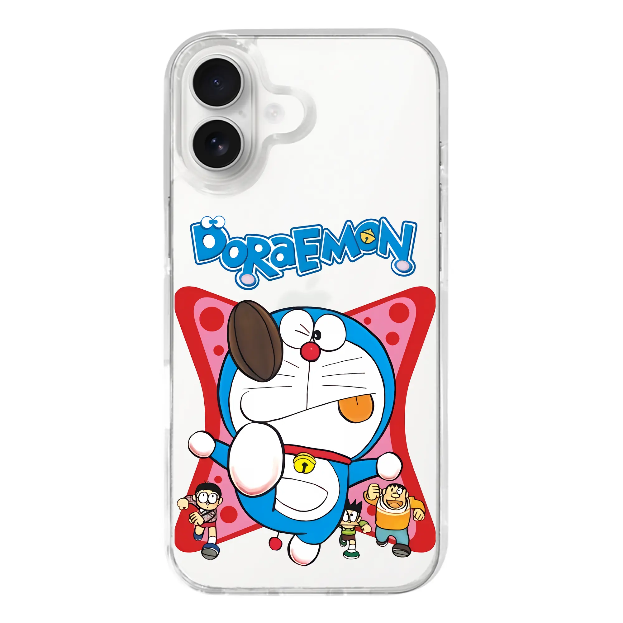 ドラえもん グッズドラえもん - iPhone 17シリーズ 透明スマホケース – 薄型・耐衝撃・精密フィット保護カバー